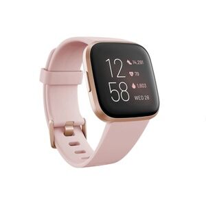 Fitbit Versa 2 - Smartwatch,Heart Rate Monitor, Emerald Green/Rose Gold